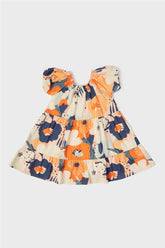 Girl Patterned Dress - BgStore