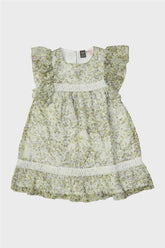 Girl Patterned Dress - BgStore