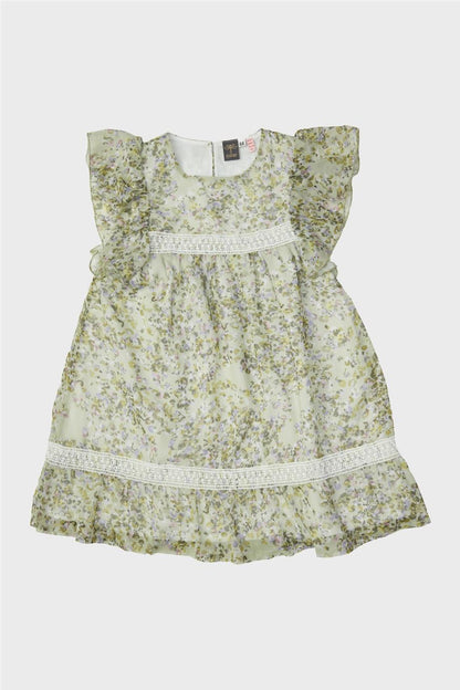 Girl Patterned Dress - BgStore