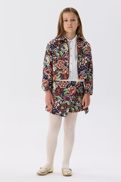 Girl Patterned Jacket - BgStore