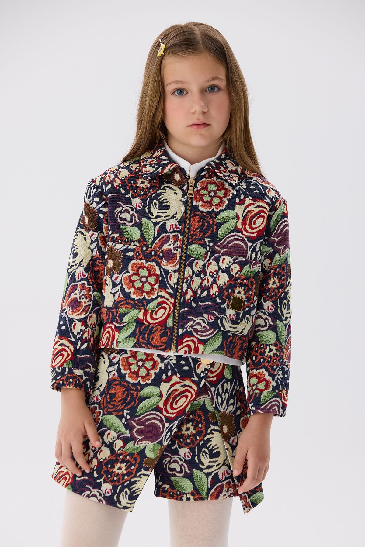 Girl Patterned Jacket - BgStore