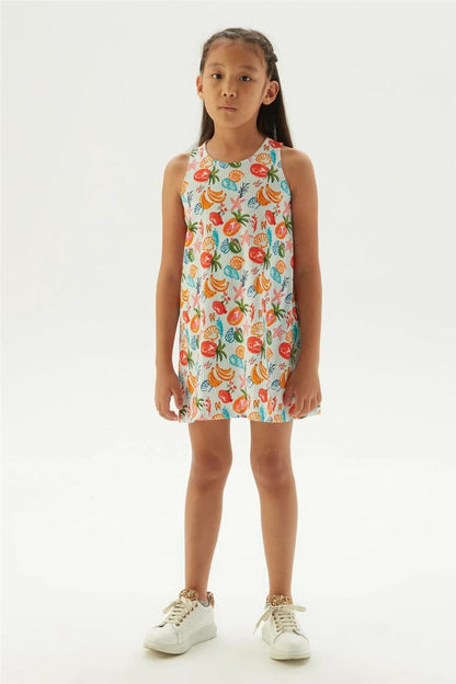 Girl Patterned Pyjama Dress - BgStore