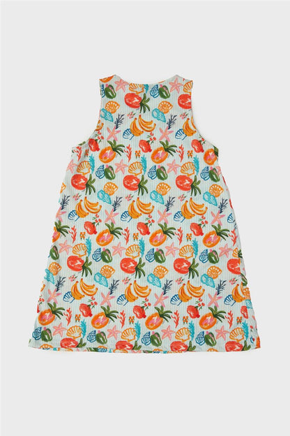 Girl Patterned Pyjama Dress - BgStore