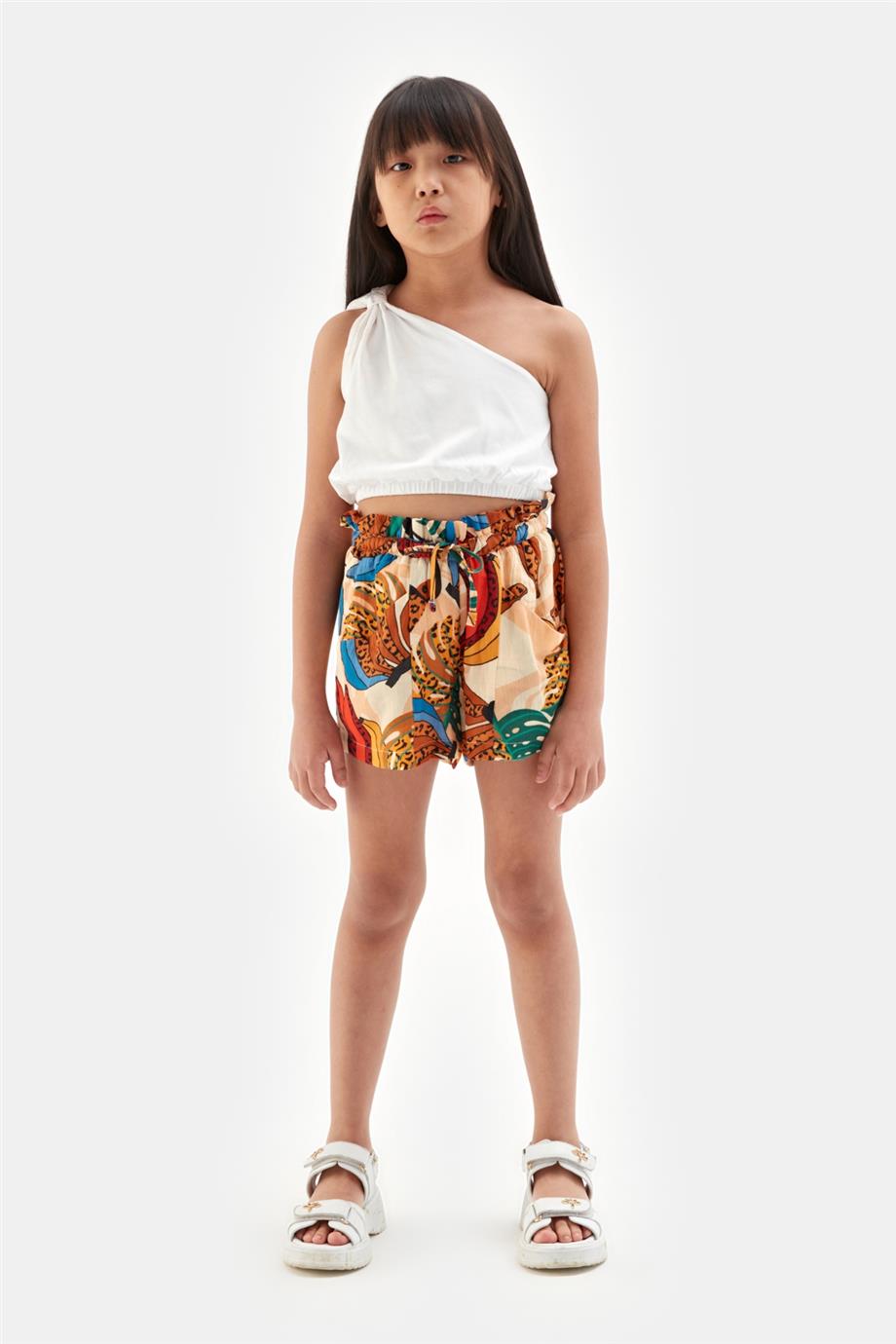 Girl Patterned Shorts - BgStore