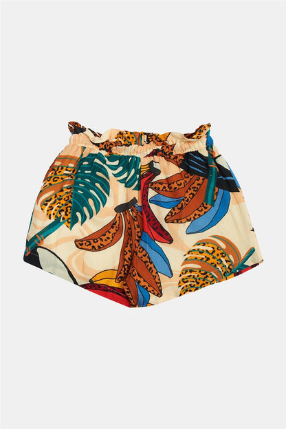 Girl Patterned Shorts - BgStore