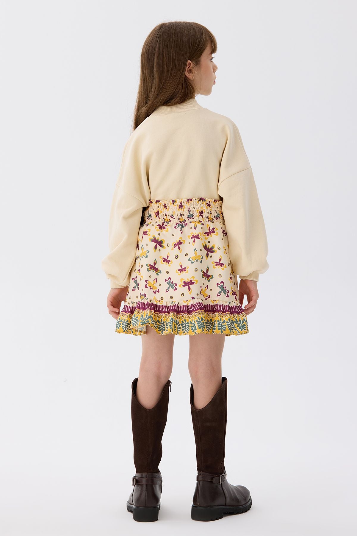 Girl Patterned Skirt - BgStore