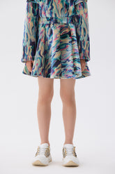 Girl Patterned Skirt - BgStore