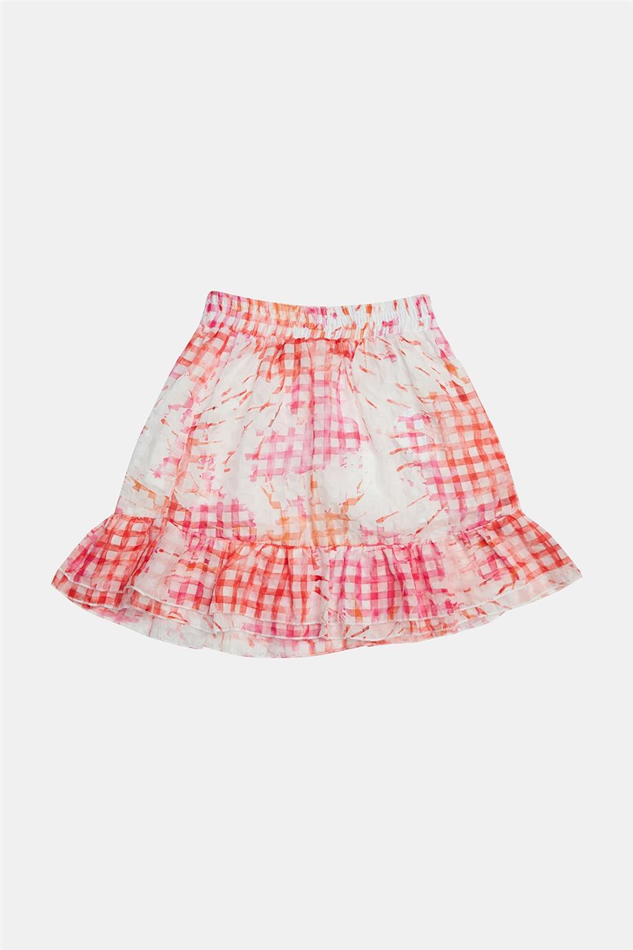 Girl Patterned Skirt - BgStore