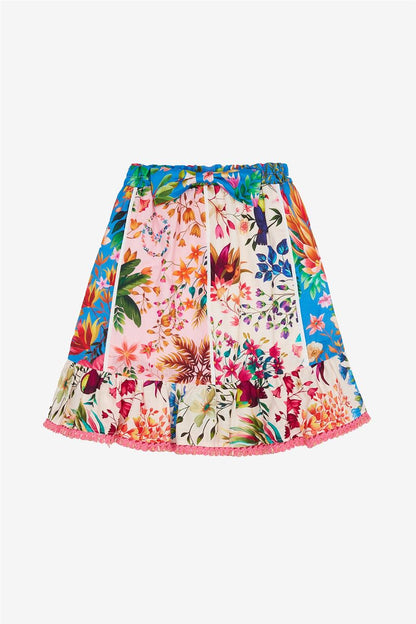 Girl Patterned Skirt - BgStore