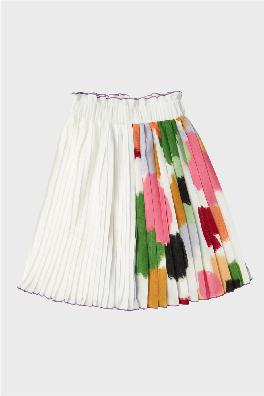 Girl Patterned Skirt - BgStore