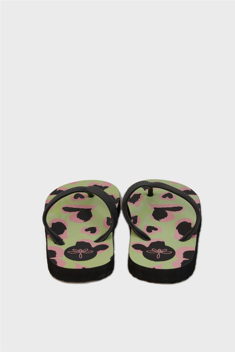 Girl Patterned Slippers - BgStore