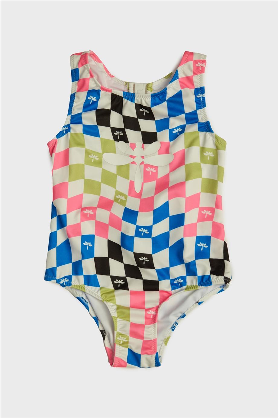 Girl Patterned Swimsuit - BgStore