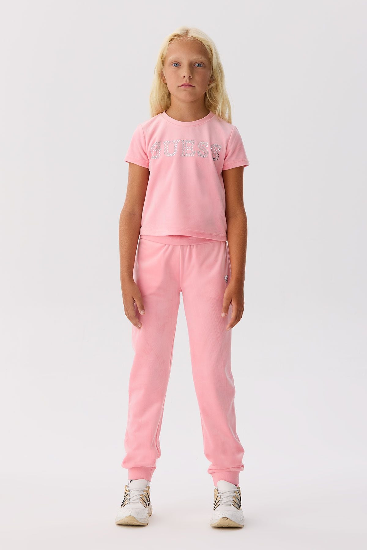 Girl Pink Tracksuit Bottom - BgStore