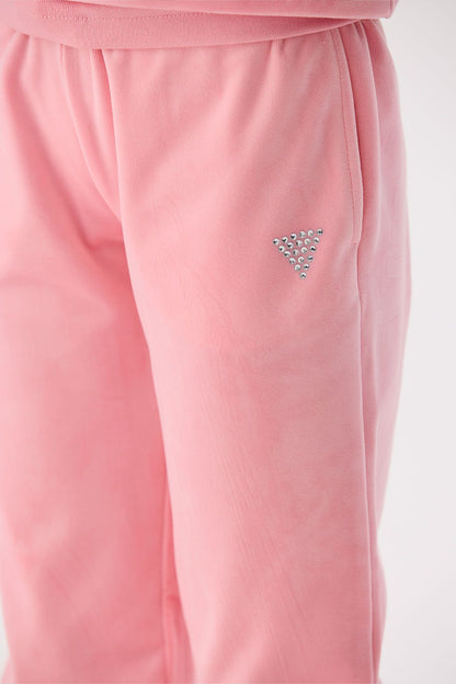 Girl Pink Tracksuit Bottom - BgStore