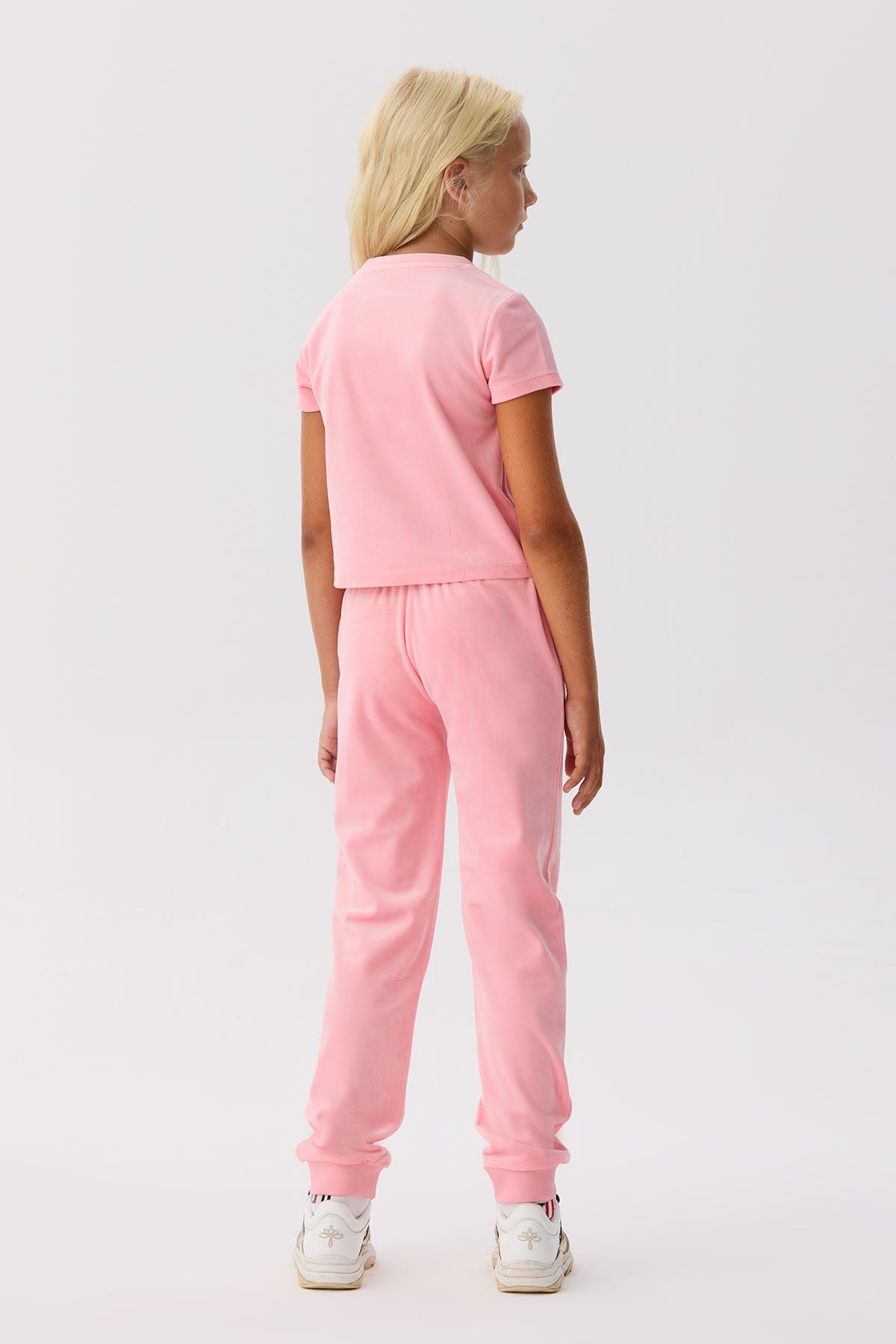 Girl Pink Tracksuit Bottom - BgStore