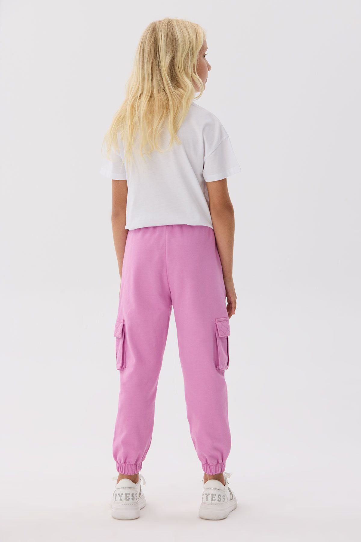 Girl Pink Tracksuit Bottom - BgStore