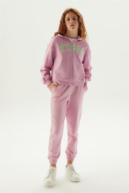 Girl Pink Tracksuit Top - BgStore