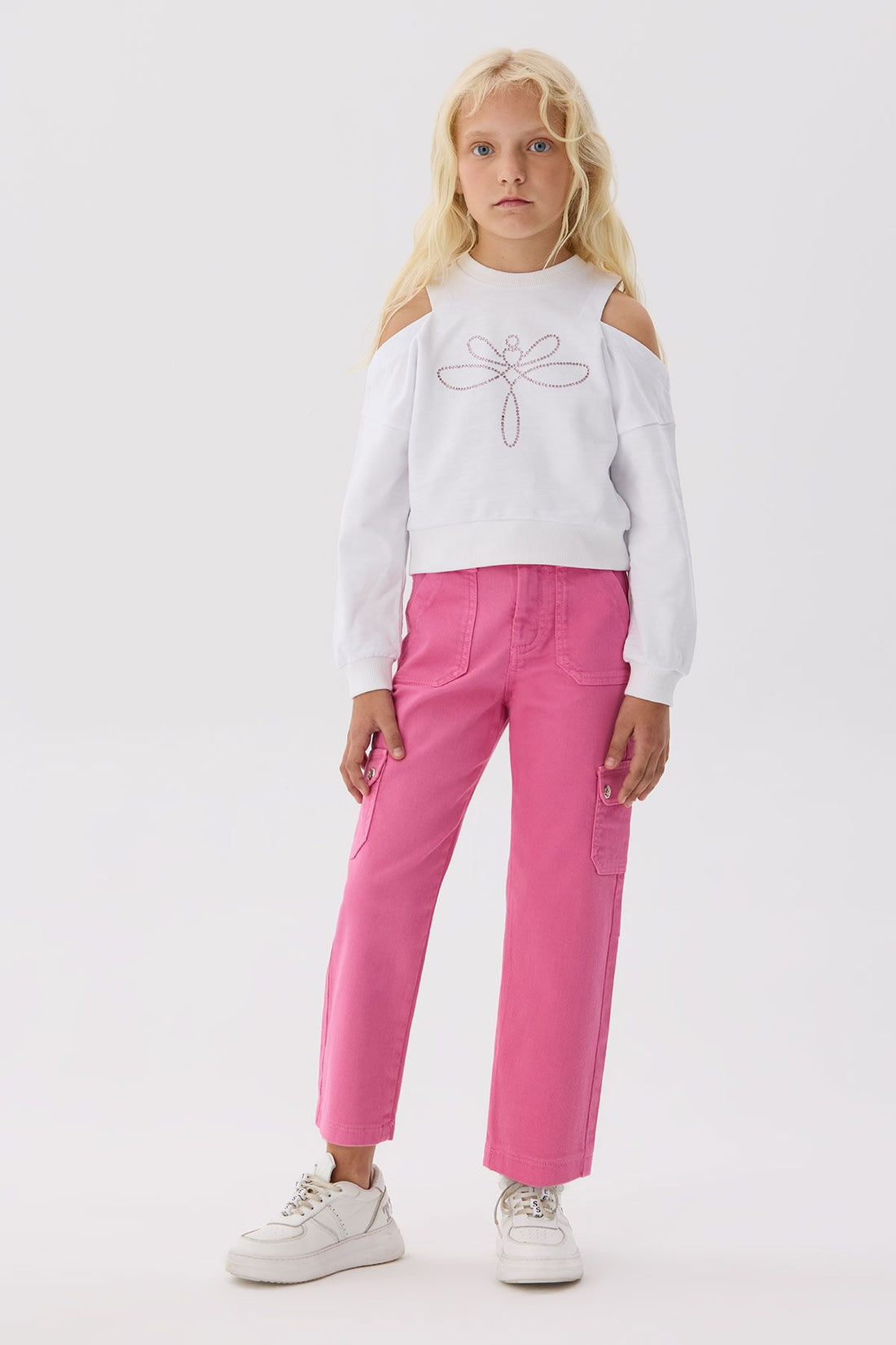 Girl Pink Trousers - BgStore