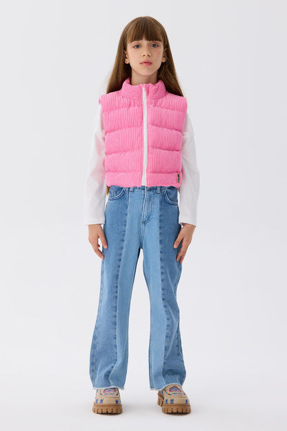 Girl Pink Vest - BgStore