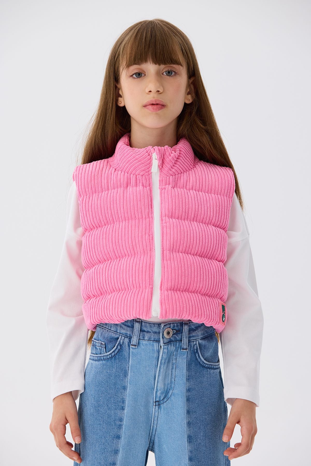 Girl Pink Vest - BgStore