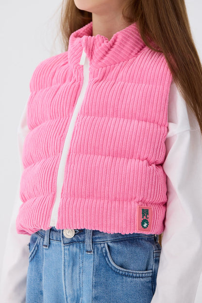 Girl Pink Vest - BgStore