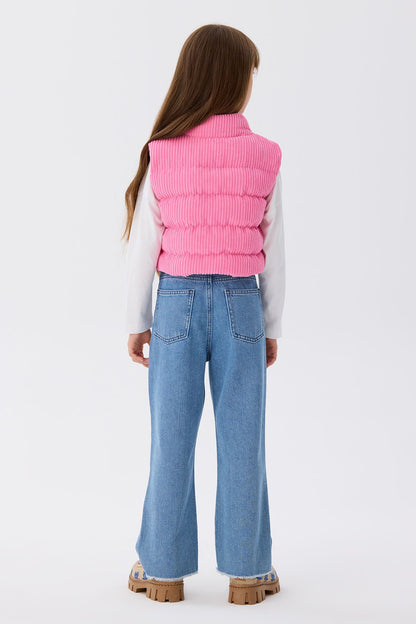 Girl Pink Vest - BgStore