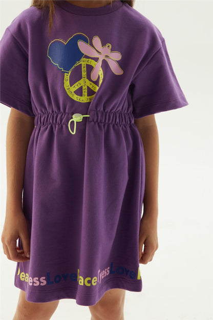 Girl Purple Dress - BgStore