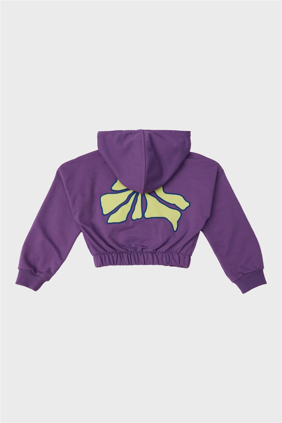 Girl Purple Tracksuit Top - BgStore