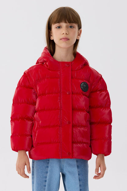 Girl Red Coat - BgStore