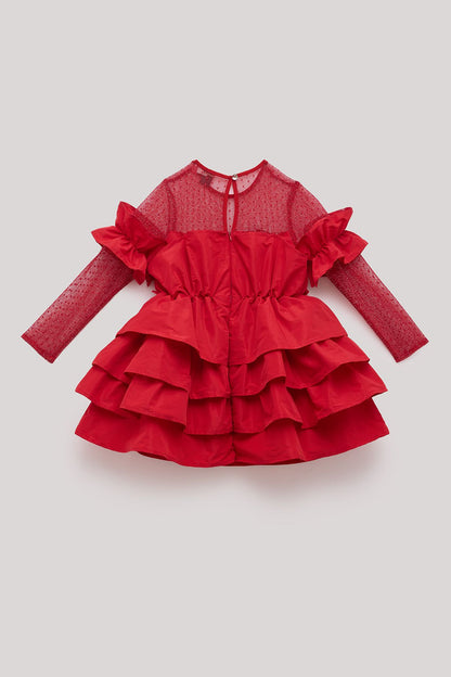 Girl Red Dress - BgStore