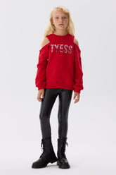 Girl Red Sweatshirt - BgStore