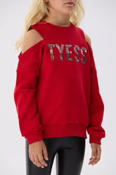 Girl Red Sweatshirt - BgStore