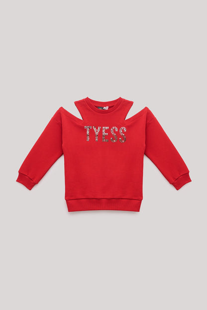 Girl Red Sweatshirt - BgStore