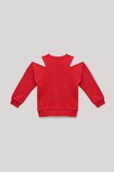 Girl Red Sweatshirt - BgStore