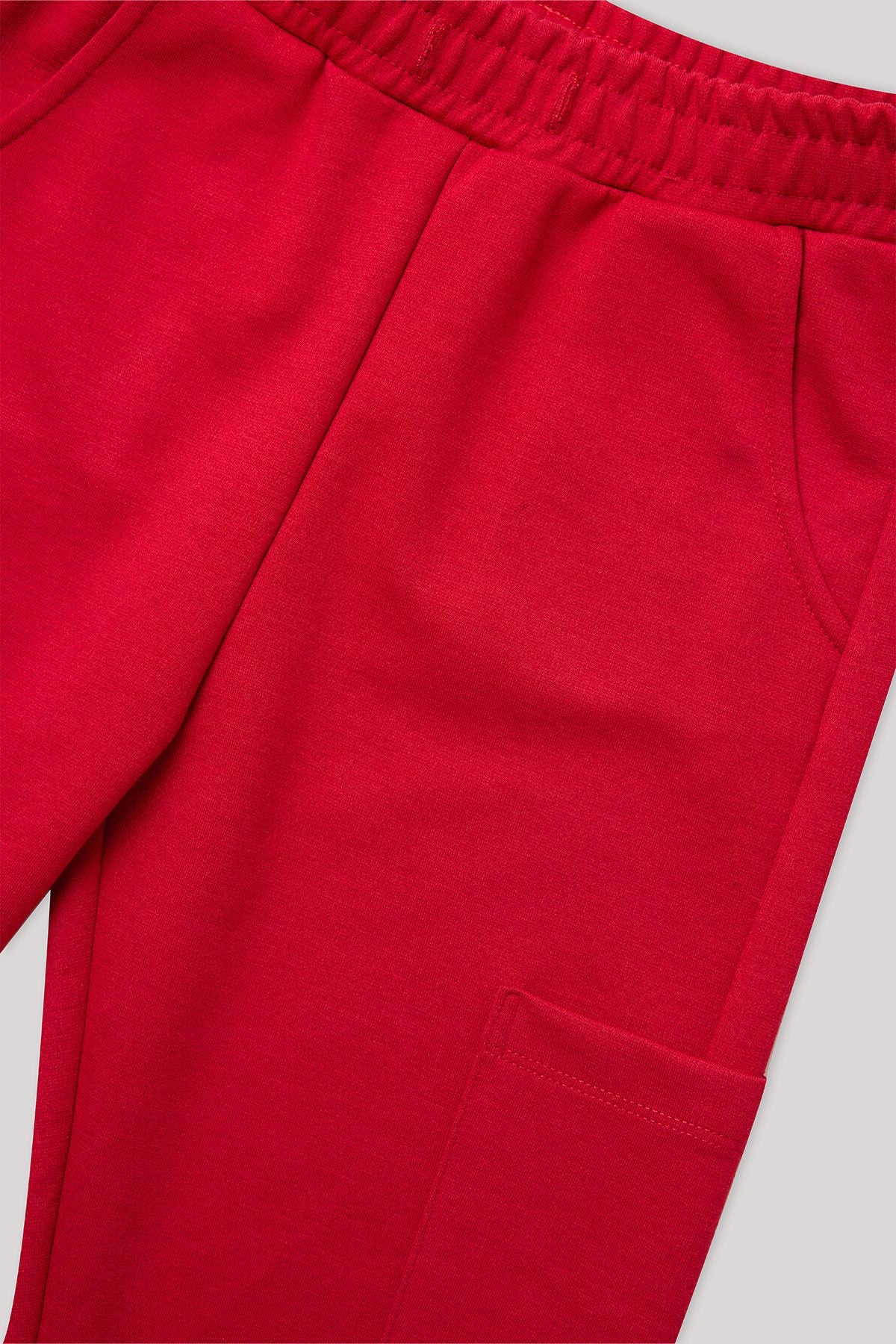 Girl Red Tracksuit Bottom - BgStore