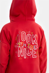 Girl Red Tracksuit Top - BgStore