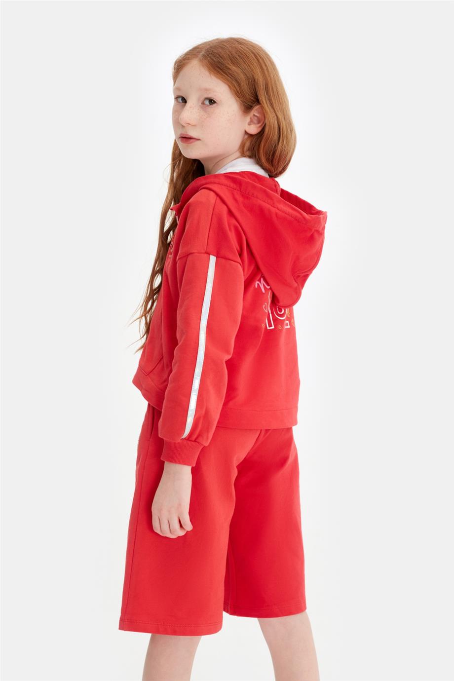 Girl Red Tracksuit Top - BgStore