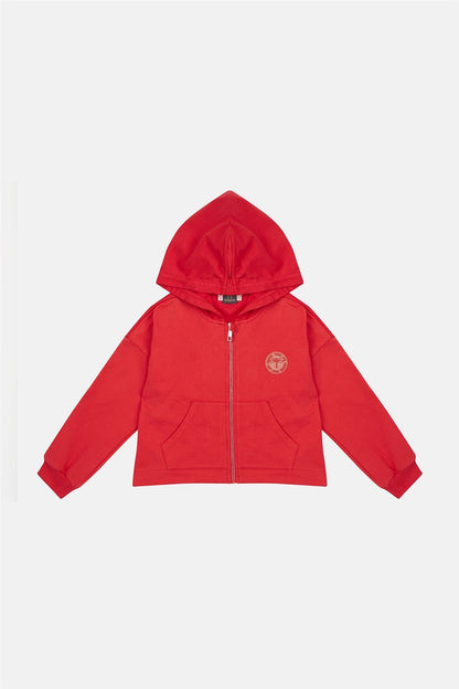 Girl Red Tracksuit Top - BgStore