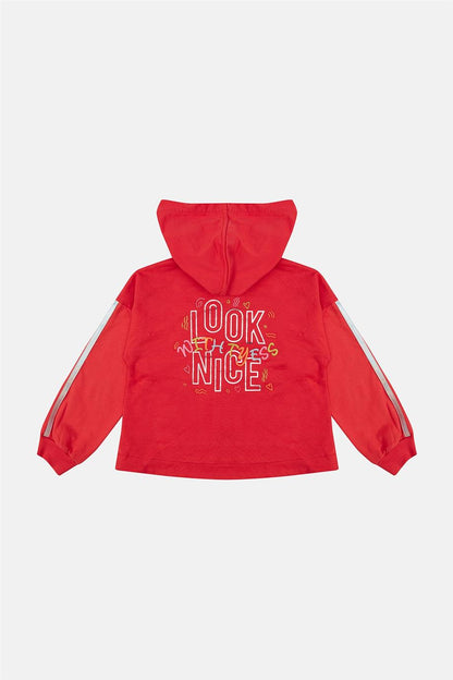 Girl Red Tracksuit Top - BgStore