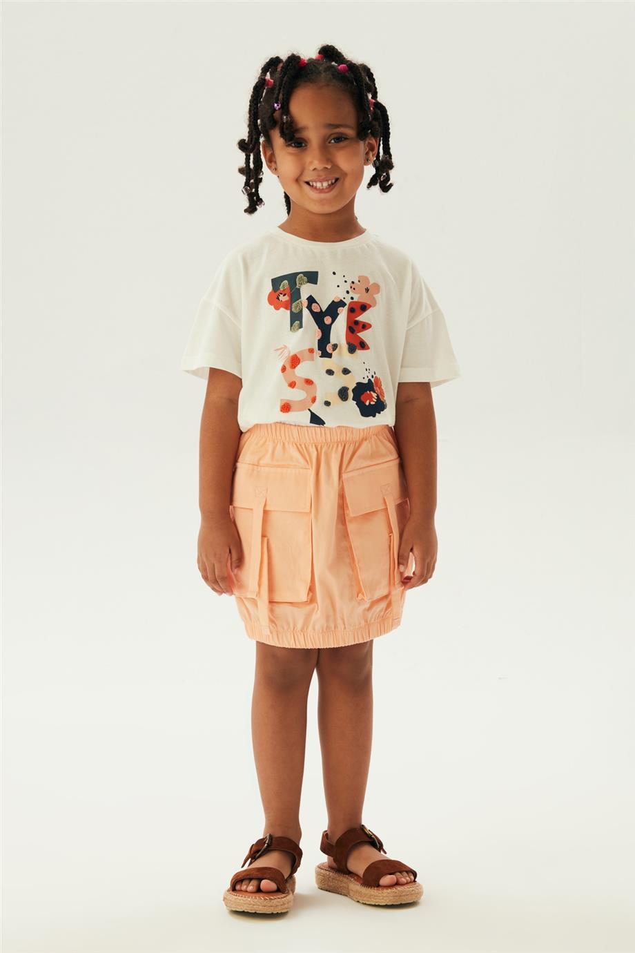 Girl Salmon Skirt - BgStore