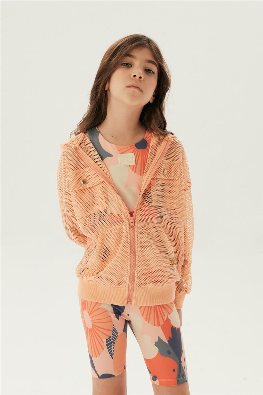 Girl Salmon Tracksuit Top - BgStore