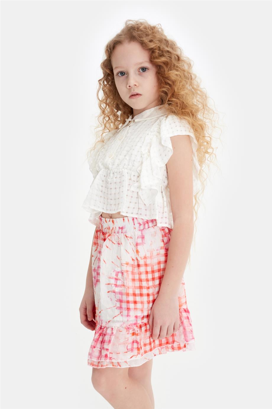 Girl White Blouse - BgStore