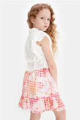 Girl White Blouse - BgStore