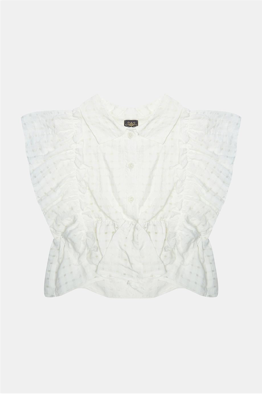 Girl White Blouse - BgStore