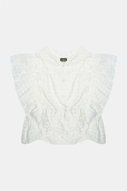 Girl White Blouse - BgStore