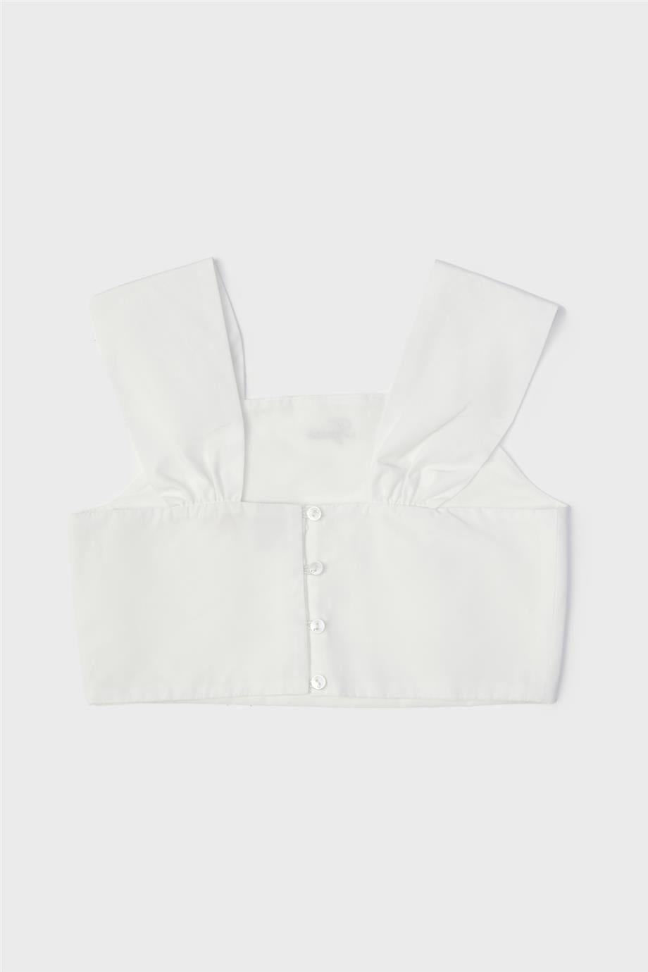 Girl White Blouse - BgStore