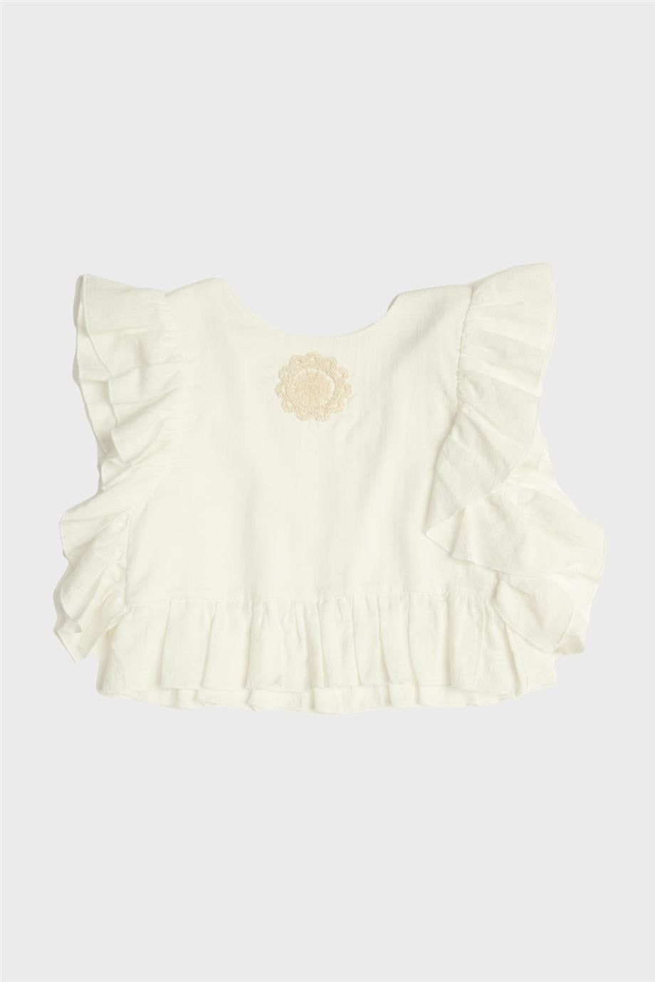 Girl White Blouse - BgStore