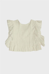 Girl White Blouse - BgStore