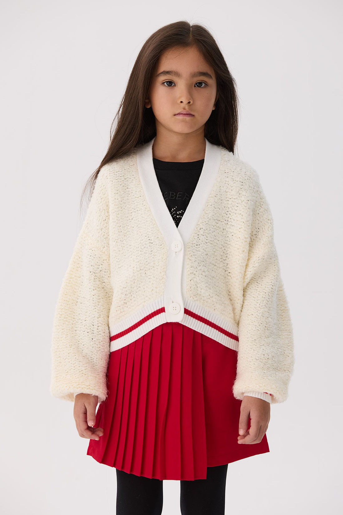 Girl White Cardigan - BgStore