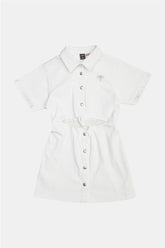 Girl White Dress - BgStore